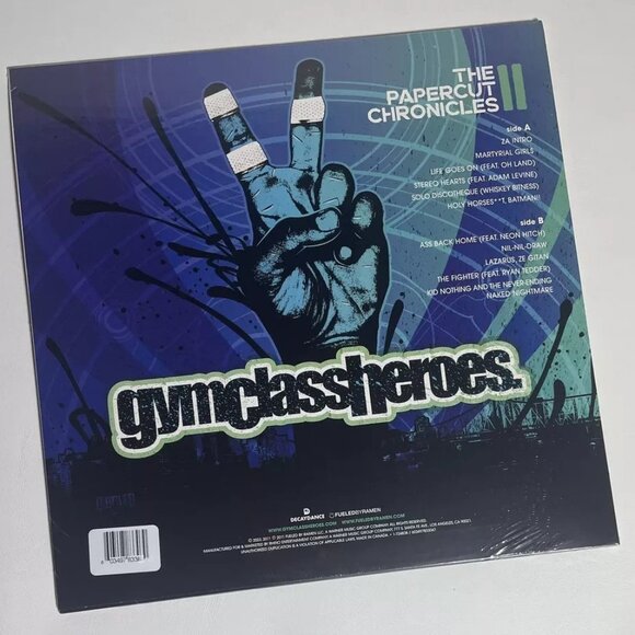 Gym Class Heroes The Papercut Chronicles II LP ~ Exclusive Color ~ New/Sealed! - Picture 2 of 2